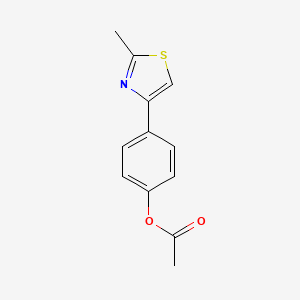 2-Methyl-4-(4-acetoxyphenyl)thiazole - 