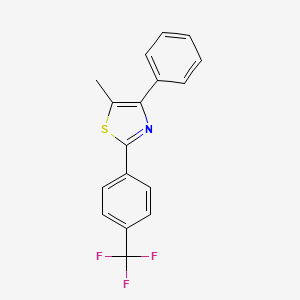 5-Methyl-4-phenyl-2-[4-(trifluoromethyl)phenyl]thiazole - 