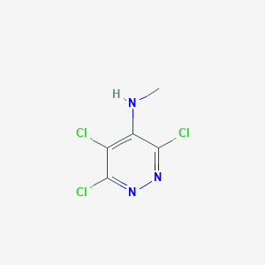 3,5,6-Trichloro-N-methylpyridazin-4-amine - 