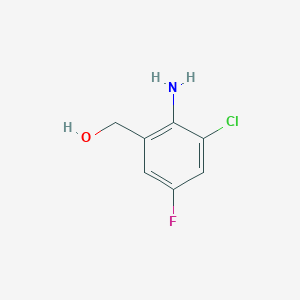(2-Amino-3-chloro-5-fluorophenyl)methanol - 