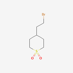 4-(2-bromoethyl)tetrahydro-2H-thiopyran 1,1-dioxide - 