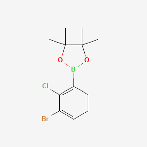 2-(3-Bromo-2-chlorophenyl)-4,4,5,5-tetramethyl-1,3,2-dioxaborolane - 