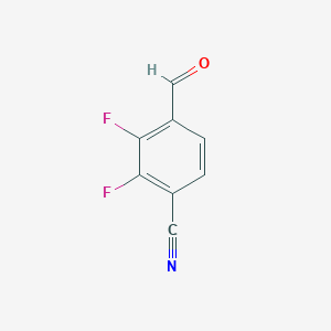 2,3-Difluoro-4-formylbenzonitrile - 