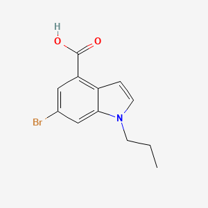 6-Bromo-1-propyl-1H-indole-4-carboxylic acid - 