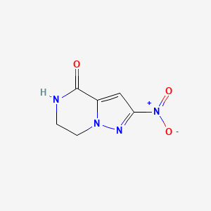 2-Nitro-6,7-dihydropyrazolo[1,5-a]pyrazin-4(5H)-one - 