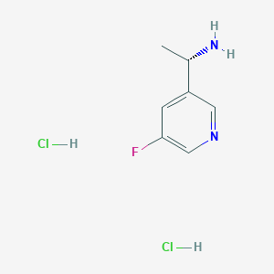 (S)-1-(5-Fluoropyridin-3-YL)ethan-1-amine 2hcl - 