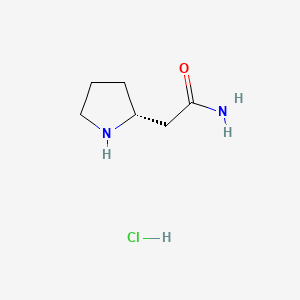 (R)-2-(Pyrrolidin-2-yl)acetamide hydrochloride - 