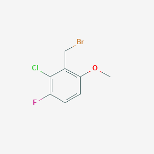 2-(Bromomethyl)-3-chloro-4-fluoro-1-methoxybenzene - 