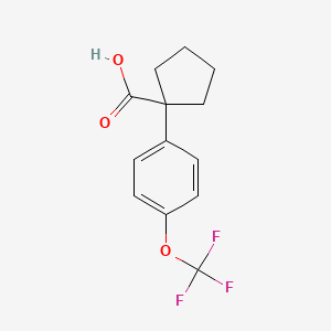 1-[4-(Trifluoromethoxy)phenyl]cyclopentanecarboxylic Acid - 