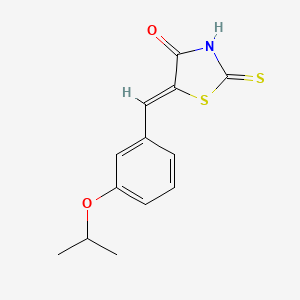 (5E)-5-(3-isopropoxybenzylidene)-2-mercapto-1,3-thiazol-4(5H)-one - 