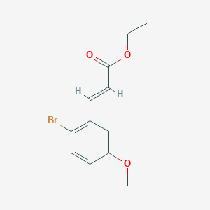 (E)-ethyl 3-(2-bromo-5-methoxyphenyl)acrylate - 