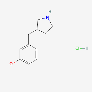 3-(3-Methoxybenzyl)pyrrolidine Hydrochloride - 