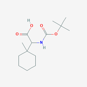 2-(Tert-butoxycarbonylamino)-2-(1-methylcyclohexyl)acetic acid - 