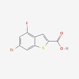 6-Bromo-4-fluorobenzo[b]thiophene-2-carboxylic acid - 826995-57-7