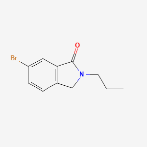 6-Bromo-2-propyl-2,3-dihydro-1H-isoindol-1-one - 