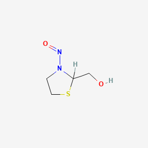 (3-nitroso-1,3-thiazolidin-2-yl)methanol - 92134-93-5