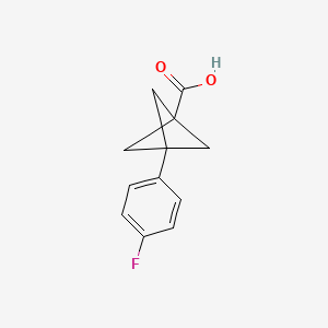 3-(4-Fluorophenyl)bicyclo[1.1.1]pentane-1-carboxylic acid - 