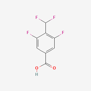 4-(Difluoromethyl)-3,5-difluorobenzoic acid - 
