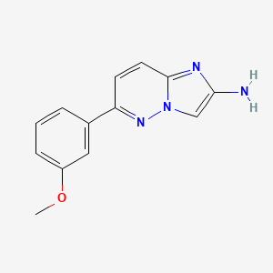 6-(3-Methoxyphenyl)imidazo[1,2-b]pyridazin-2-amine - 