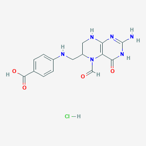5-Formyl-5,6,7,8-tetrahydropteroic Acid (hydrochloride) - 