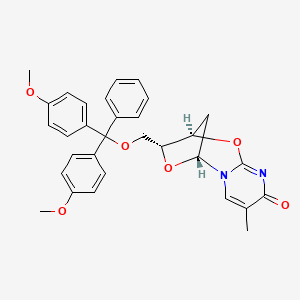 2,5-Methano-5H,9H-pyrimido[2,1-b][1,5,3]dioxazepin-9-one, 3-[[bis(4-methoxyphenyl)phenylmethoxy]methyl]-2,3-dihydro-8-methyl-, (2R,3R,5R)- - 