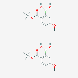 [2-(TERT-BUTOXYCARBONYL)-5-METHOXYPHENYL]BORONIC ACID - 