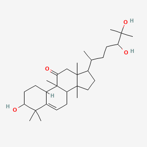 (9beta,10alpha)-3beta,24,25-Trihydroxy-9-methyl-19-norlanost-5-en-11-one - 