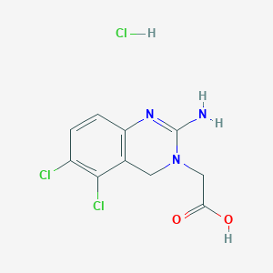 2-(2-Amino-5,6-dichloroquinazolin-3(4H)-yl)acetic acid hydrochloride - 