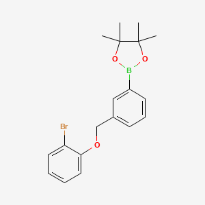 2-(3-((2-Bromophenoxy)methyl)phenyl)-4,4,5,5-tetramethyl-1,3,2-dioxaborolane - 