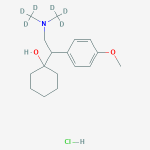 1-[2-[bis(trideuteriomethyl)amino]-1-(4-methoxyphenyl)ethyl]cyclohexan-1-ol;hydrochloride - 