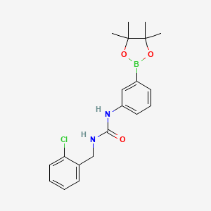 1-(2-Chlorobenzyl)-3-(3-(4,4,5,5-tetramethyl-1,3,2-dioxaborolan-2-yl)phenyl)urea - 