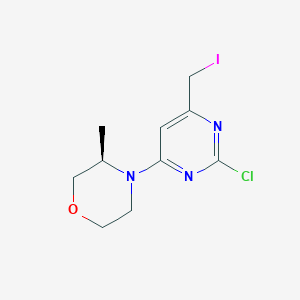 (R)-4-(2-chloro-6-(iodomethyl)pyrimidin-4-yl)-3-methylmorpholine - 