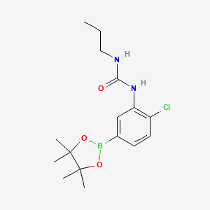 1-[2-Chloro-5-(tetramethyl-1,3,2-dioxaborolan-2-yl)phenyl]-3-propylurea - 