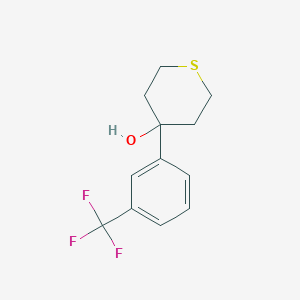 4-[3-(Trifluoromethyl)phenyl]thian-4-ol - 