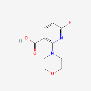 6-Fluoro-2-morpholinonicotinic acid - 