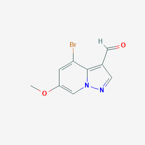 4-Bromo-6-methoxypyrazolo[1,5-a]pyridine-3-carbaldehyde - 