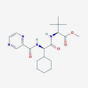 (S)-methyl 2-((R)-2-cyclohexyl-2-(pyrazine-2-carboxamido)acetamido)-3,3-dimethylbutanoate - 