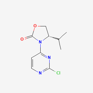 (S)-3-(2-chloropyrimidin-4-yl)-4-isopropyloxazolidin-2-one - 