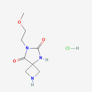 7-(2-Methoxyethyl)-2,5,7-triazaspiro[3.4]octane-6,8-dione hydrochloride - 