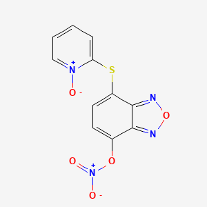 2,1,3-Benzoxadiazole, 4-nitro-7-[(1-oxido-2-pyridinyl)thio]- - 