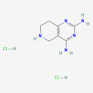 5H,6H,7H,8H-pyrido[4,3-d]pyrimidine-2,4-diamine dihydrochloride - 