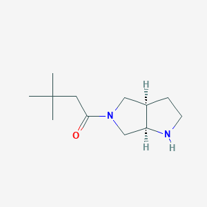 1-(cis-Hexahydropyrrolo[3,4-b]pyrrol-5(1H)-yl)-3,3-dimethylbutan-1-one - 