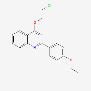 4-(2-Chloroethoxy)-2-(4-propoxyphenyl)quinoline - 
