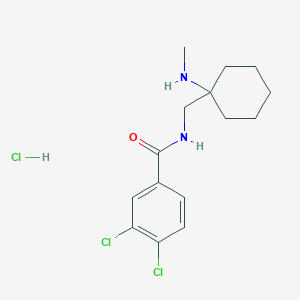 3,4-dichloro-N-((1-(methylamino)cyclohexyl)methyl)benzamide,monohydrochloride - 