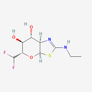 (3aR,5S,6S,7R,7aR)-5-(difluoromethyl)-2-(ethylamino)-5,6,7,7a-tetrahydro-3aH-pyrano[3,2-d]thiazole-6,7-diol - 
