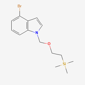 4-bromo-1-((2-(trimethylsilyl)ethoxy)methyl)-1H-indole - 