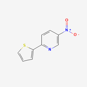 5-Nitro-2-(thiophen-2-yl)pyridine - 