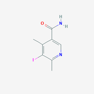 5-Iodo-4,6-dimethylpyridine-3-carboxamide - 