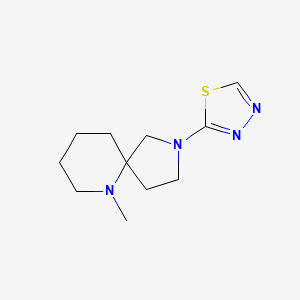 2-(6-Methyl-2,6-diazaspiro[4.5]decan-2-yl)-1,3,4-thiadiazole - 