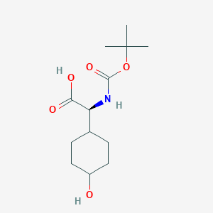 (s)-a-(Boc-amino)-4-hydroxy-cyclohexaneacetic acid - 